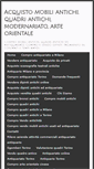Mobile Screenshot of mobiliantichiantiquariato.it